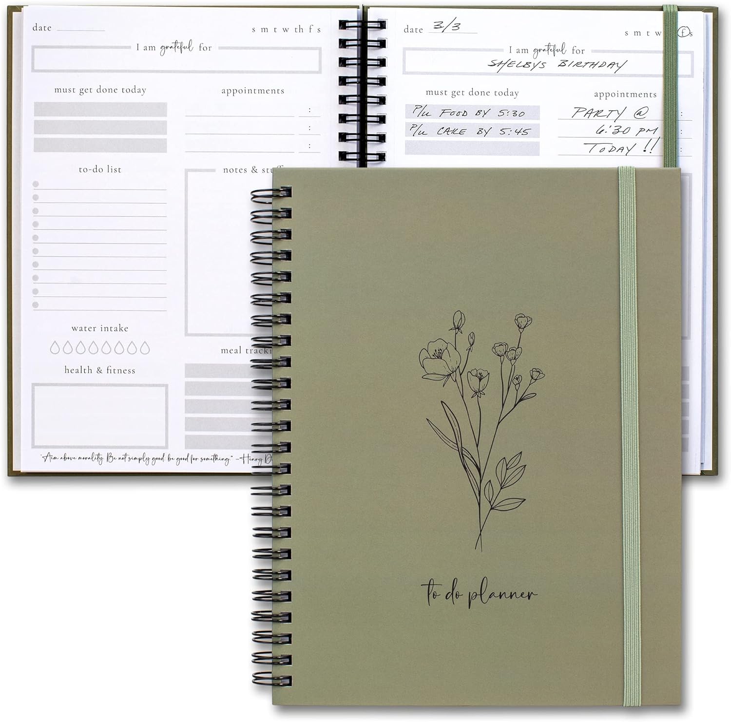 To Do List Notebook, Daily Planner, Undated Planner, Daily Task Planner To Do List Notebook, Daily Planner, Undated Planner, Daily Task Planner
